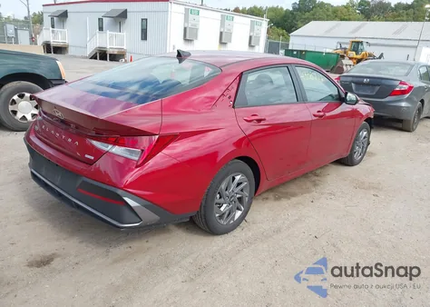 2024 Hyundai Elantra Hybrid Blue из США, поврежденный, VIN KMHLM4DJ1RU106244